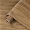 ReWallpaper Carta Adesiva per Mobili Effetto Legno Rivestimento Adesivo per Tavolo Cucina Lavabile Pellicola Adesiva Porta Legno Rovere Chiaro 40CMx3M Spessa Carta Autoadesiva Marrone Vintage