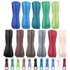 Swpeet Set di 121 cerniere lampo in nylon a spirale da 30,6 m, 11 colori, con 110 cursori per cerniera, per fai da te, cucito, artigianato, 2,7 m per rotolo