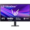 LG ELECTRONICS LG 27G411A Monitor IPS Full HD 144Hz HDR 27 pollici per Gaming e Ufficio