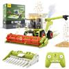 Strixorn RC Mietitrebbia giocattolo radiocomandato mietitrebbia, trattore RC Harvester grande con spruzzatura, luce e suono, 2,4 GHz, 1:24, regalo per feste per bambini dai 3 4 5 6 anni in su