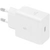 Samsung Caricabatteria Super Fast Charging 45W (senza cavo) USB-C to USB-C, caricabatterie originale EP-T4511NW 45W, Bianco