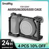 SmallRig Camera Cage Rig per Sony A6500 Cage per Sony A6300/A6000/A6500 Nex-7 Camera con fori filettati per montaggio su pattino 1661