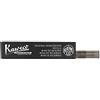 Kaweco Ricariche per penna a sfera D1 0,8 nero, confezione da 5 | 5 pezzi 0,8 ricariche nere per penna a sfera Refill per penna a sfera multicolore | 0,8 fine in nero