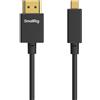 SmallRig Cavo dati HDMI 4K ultra-sottile (da D ad A) (100 cm) 4795