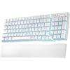 RK ROYAL KLUDGE RK96 90% Triple Mode BT5.0 2.4G USBC Hot Swappable Tastiera meccanica con poggiapolsi magnetico 96 tasti Bluetooth Gaming Keyboard con software luce posteriore blu interruttore rosso