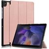 Dlahaby Custodia per Samsung Galaxy Tab A8 10.5'' 2021,Protezione in PU Pell con Funzione Supporto Smart Cover per Samsung Galaxy Tab A8 SM-X200 X205 X207 10,5 Pollici Tablet,Oro Rosa