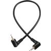 PNGKNYOCN 0,3M Cavo audio Aux da 2,5 mm, 90 gradi da 2,5 mm TRRS maschio a 2,5 mm TRRS maschio a doppio angolo Cavo connettore jack per cuffie stereo (0.3M, 90 Degree to 90 Degree)