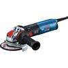 Bosch Professional Smerigliatrice angolare GWX 14-125 S con X-LOCK (Ø disco: 125 mm, potenza 1400 Watt, incl. impugnatura supplementare, cuffia di protezione, cuffia di protezione antitaglio)