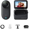 Insta360 GO 3S 64 GB nero notturno - Mini fotocamera portatile 4K, POV a mani libere, applicabile ovunque, stabilizzazione, batteria 140 min, impermeabile 10 m, elaborazione IA, Apple Find My, per