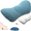 Retoo Cuscino lombare ortopedico 23 x 13 x 46 cm, cuscino lombare in memory foam, cuscino lombare con materiale traspirante, universale per letto, sedia, auto, per alleviare il dolore nella parte