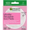 Garnier Skinactive Eco Pads Dischetti Struccanti Riutilizzabili 3 Pezzi