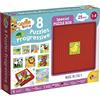Liscianigiochi LISCIANI- Carotina Baby 9 Puzzle Progressive Cuccioli, 95476