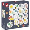 Janod - Puzzle Pure Le Mie Prime Lettere - Puzzle 28 Pezzi + 26 Numeri in Legno - Imparare l'Alfabeto - Giocattolo Multisensoriale - Dai 24 Mesi, J08045
