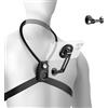 NEEWER Supporto Magnetico da Collo per Action Cam e Telefono, Porta Smartphone da Collo con Imbracatura Toracica Compatibile con GoPro DJI Insta360 iPhone, Neck Phone Holder per POV Video Vlog, GP26