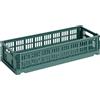 Hay - Cestino Colour Crate - Verde - Polipropilene riciclato - Designer Hay Studio