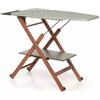 FOPPA PEDRETTI Foppapedretti - Asse da Stiro Pieghevole 1020x490 mm Rotelle Noce Assai Evo Noce