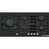 Bosch Piano cottura Serie 6 PPM9A6I40 a gas 90 cm 5 fuochi Vetro Temperato Nero
