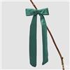 EDG Enzo De Gasperi Decoro Fiocco di Natale con Clip H 30 Cm L 13 Cm Velluto Verde