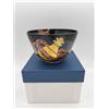 Vintage Matcha Bowl Teiera Bowl Kuro Nisei Biwa Kosen Tanaka Paper Box