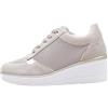 Geox D Ilde A, Sneakers Donna, Beige (Lt Taupe/Beige), 40 EU