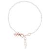 BRONZALLURE Bracciale Rosario Donna placcato Oro 18k - Bracciale Rosario con Quarzite Bianca - Gioielli Made in Italy - Braccialetto Idea Regalo Compleanni, Anniversari, Festa Donna, Festa Mamma