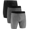 Under Armour Boxer da Uomo Performance Tech a Gamba Lunga, Cucitura Interna 22,9 cm, Comfort per Tutto Il Giorno, Nero Solido - Core 3 Pack, 4X-Large