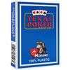 Modiano, carte da Texas Poker Hold 'em in plastica al 100%, 2 semi/numeri sugli angoli con jumbo index