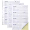 Gimehome Libro di ricevute professionale in due parti, senza carbone, rilegatura a spirale (3 confezioni)