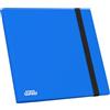 Ultimate Guard UGD10349 - Cartella per Carte da Gioco QuadRow Zipfolio Xenoskin, Ogni Pagina Contiene Fino a 12 Carte, Colore: Blu