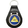 Family-crests Massonico Eye Of Providence (Tutti Onniveggente God) Pelle Portachiavi