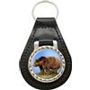 Gifshop UK Portachiavi In Pelle Orso Marrone