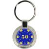 Family-crests Anello Portachiavi Poker Chip Da 50 Dollari