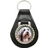 Gifshop UK Portachiavi In Pelle Bearded Collie