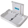 modunful Fasciatoio con scudo, fasciatoio montato a parete, fasciatoio per WC commerciali (orizzontale)