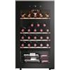 Haier Wine Bank 50 Serie 3 HWS34GGH1. Posizionamento dell'apparecchio: Libera installazione, Colore struttura: Nero, Colore interno: Nero. Capacità bottiglie: 34 bottiglia/bottiglie, Tipo di prodotto: Cantinetta vino con compressore, Intervallo tempera...