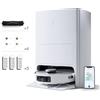 ECOVACS DEEBOT T20 OMNI 6000Pa Robot Aspirapolvere Lavapavimenti con Stazione Svuota Polvere e Pulizia Sollevamento+ Kit di ricambio, 1*spazzola principale, 4*spazzole laterali, 3*filtri antibatterici