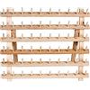 Dritz, 1 porta fili in legno, confezione da 4, legno liscio