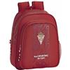 safta Zaino scolastico per bambini del Real Sporting di Gijon ufficiale, 270 x 100 x 330 mm