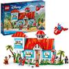 LEGO Disney Casa sulla Spiaggia di Lilo e Stitch Modellino Giocattolo con 6 Stanze