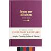 Betterday Studio From My Kitchen - Libro di ricette vuoto per le proprie ricette, diario di ricette, quaderno personalizzato per scrivere il proprio diario alimentare o diario di pasticceria, libro di ricette fai da