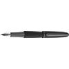 DIPLOMAT - Aero - Penna stilografica in acciaio - Medio - Nero - Resistente ed elegante - 5 anni di garanzia