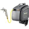 MICHELIN - CA-MBL-GO2 - Compressore Aria Monoblocco 1.5HP - Con Avvolgitubo Automatico 10m - Pistola di Soffiaggio Inclusa - 160 l/min 8 BAR - Senza Olio - Supporto da Parete Plug & Play