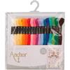 Anchor Fili di cotone, Anchor A29SC189061 Assortimento essenziale: 18 Matassine, ASST