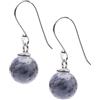 Treasure Bay Orecchini da donna | Orecchini pendenti pendenti in argento sterling con pietre preziose naturali fatte a mano da donna Orecchini con perline a sfera da 10 mm | Regalo per donne (corallo blu)