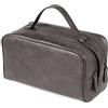 Londo Borsa da Viaggio in Vera Pelle 2 Scomparti - Elegante Borsone Sportivo - 29x16x13cm - Disponibile in 6 Colori
