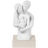 BONGELLI PREZIOSI Scultura Statua Busto Famiglia 15cm Nocciola Marmorino