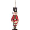 BIZZOTTO Pendaglio per Albero di Natale 15cm Babbo Natale Legno