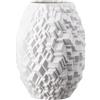 ROSENTHAL Phi City Vaso da Fiori Bianco 22x29cm Porcellana