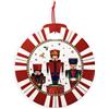 BRANDANI Lo Schiaccianoci Decorazione Sottopentola 20cm Ceramica e Sughero Tavola di Natale