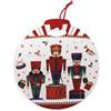 BRANDANI Lo Schiaccianoci Decorazione Sottopentola 20cm Ceramica e Sughero Tavola di Natale